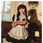 【一部即納】メイド服 6点セット コスプレ 可愛い 女の子 レディース メンズ 半袖 ロリータ ワンピース 黒 ピンク ハロウィン 大きいサイズ 定番 S-2Xitem-007