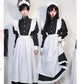 メイド服 ハロウィン コスプレ 長袖 メイド 可愛い 女の子 セクシー カップル ロリータ 定番 衣装 レディース エプロン ドレス アリス風仮装 男ウケ 大きmaid-008