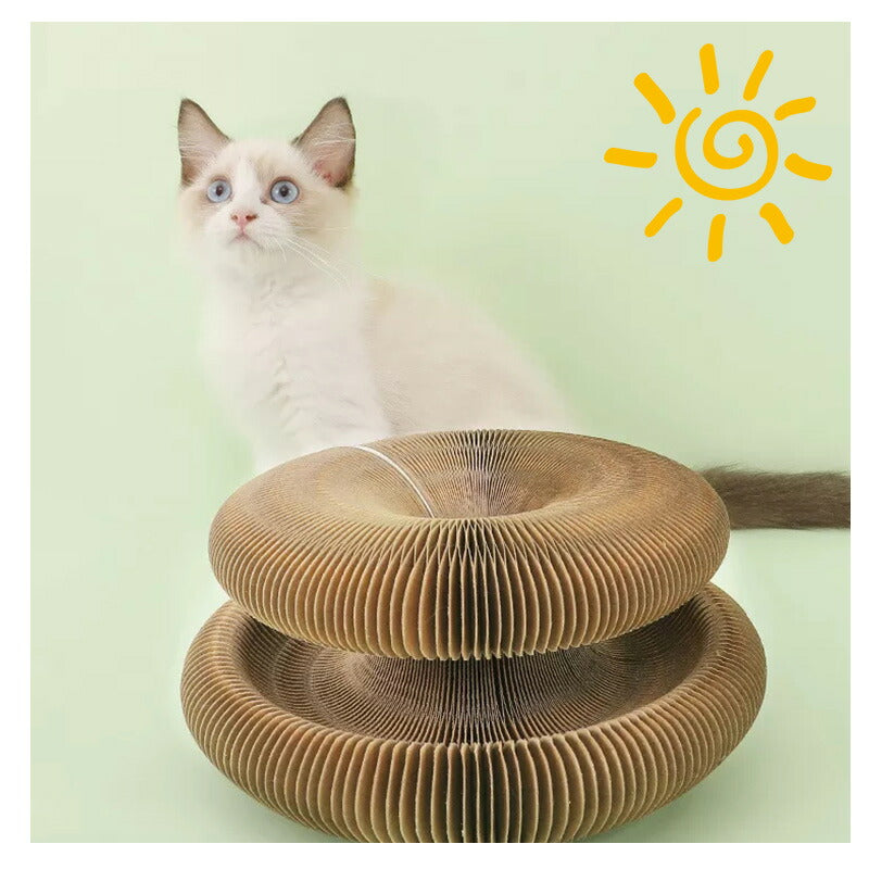 【鈴ボール付き】猫 爪とぎ 爪研ぎ 一人遊び オルガン ネコ おもちゃ ねこ おもちゃ  多頭飼い 猫じゃらし 猫ハウス 猫のおもちゃ  タワー 遊べる ねこじnekotoy-02