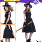 ハロウィン コスプレ 魔女仮装 衣装 魔女 大人 レディース コスチューム 魔法少女 セクシー 可愛い 　ハロウィン仮装 コスプレ衣装 デビル ゴスロリ  キュwsf011