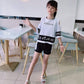 一部即納 水着 キッズ 女の子 セパレート スイムウェア ラッシュガード 半袖 パンツ スイムスーツ ビーチウェア 水泳 スクール水着 キッズ ジュニア 練習着 swimsuit-010