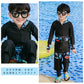 ペア水着 親子水着 ラッシュガード カップル 長袖 ペアルック 水着 レディース 上下セット メンズ ウェットスーツ セットアップ 競泳 人気 大きいサイズ お swimsuit-051