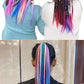 ダンス キッズ エクステ 送料無料 キッズダンス衣装 三つ編み ヘアエクステ ヘアアクセサリー ガールズ ヒップホップ 卒園式 子供 髪飾り ダンス髪型 ウィッkidfs-002