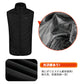 電熱ベスト  防寒着 速暖 日本製ヒーター 中綿 USB給電 洗える 三段階調温 軽量 冷え性 メンズ レーディス PSE認証済 15エリア発熱 新生活 電熱ウ copysku-104