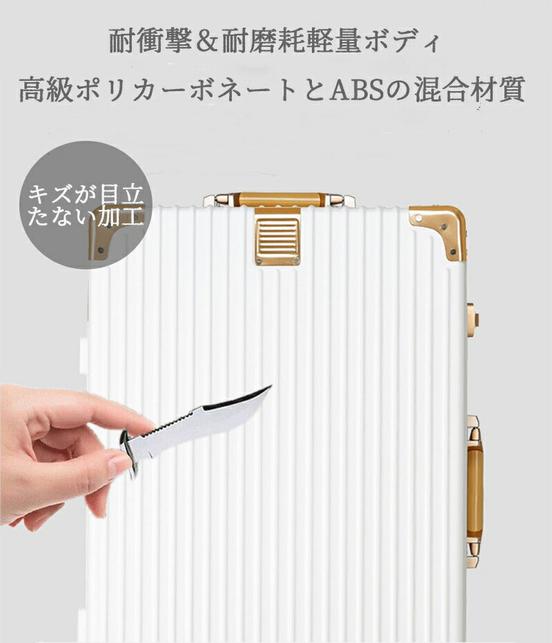 スーツケース キャリーケース フレームタイプ 68L 軽量 ダイヤルロック ダブルキャスター シンプル ビジネス バッグ L サイズ 7泊 無料受託手荷物 大容 item-017
