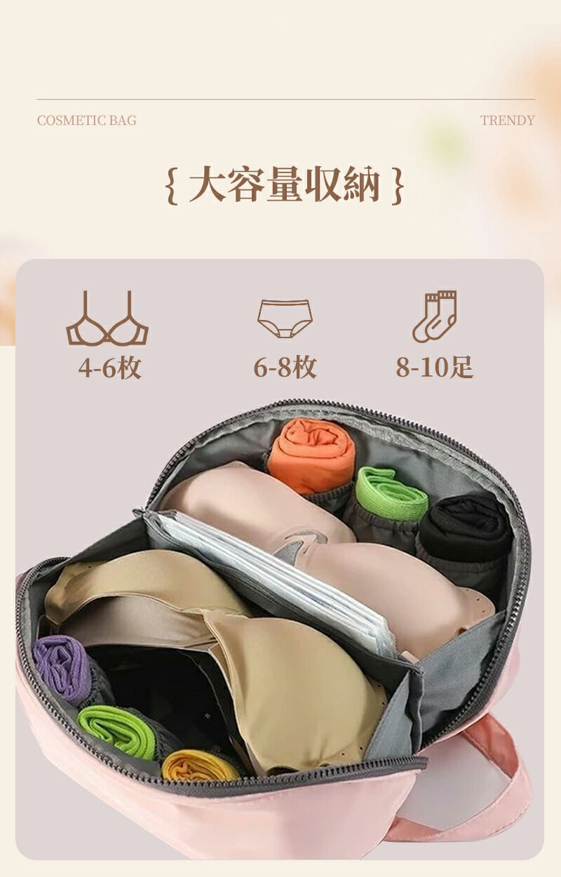 ランジェリーポーチ 出差旅行 衣收納袋 旅行用収納バッグ 収納アイテム 化粧ポーチ 収納雑貨 オーガナイザー ポーチ ブラジャー下着収納ポーチstorage-3001