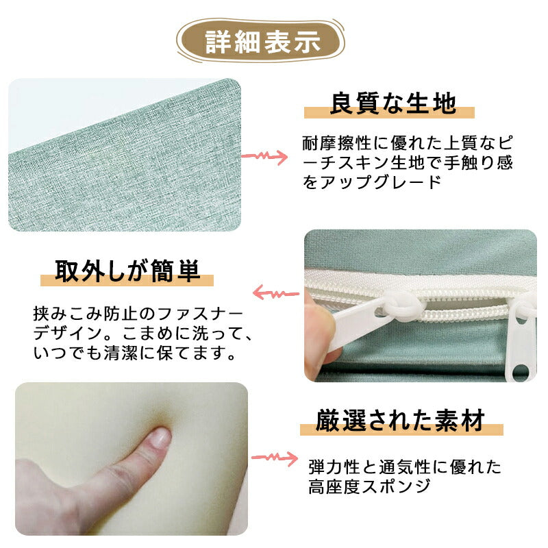 ベッドガード 赤ちゃん クッション 転落防止 自由変形 ベッドフェンス クッション ベビー 高密度スポンジ マルチタイプ 高さ24cm 洗濯可能 取り外し可能 bedguard-002