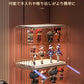 フィギュアケース 高品質 コレクションケース 収納 コレクション ボックス クリアケース 透明展示ケース 積み重ね可能 扉付き 組み立て式 透明 アクリル ケー storage-011
