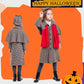 ハロウィン コスプレ イギリス 探偵 探偵服 女の子 男の子 パーティー　ハロウィン　女児　コスチューム 帽子付き　衣装 キャラクター コスチューム ハロウィンetwsj0006