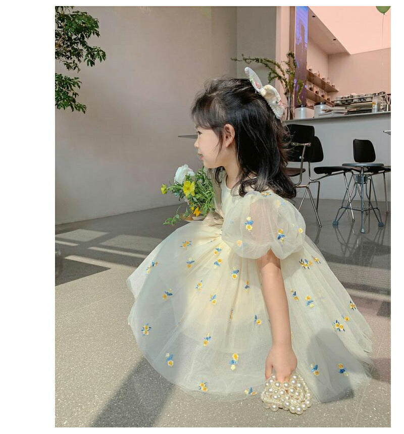 ベビードレス ワンピース 長袖 半袖 セレモニードレス 女の子 結婚式 赤ちゃん 子供服 ロンパース レース ベージュ  ベビー服 春 秋 フォーマル 膝丈 かsgato-012