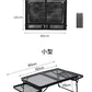 アウトドア テーブル 耐荷重50kg 135*60cm 収納袋付き 二つ折り メッシュテーブル 軽量 折りたたみテーブル アルミ レジャーテーブル 折り畳みテー table-001-1