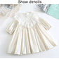 子供ワンピース  付け襟 ベビー ワンピース 可愛い レースワンピース ふんわり セレモニードレス お姫様風 子供ドレス キッズワンピース sgato-003