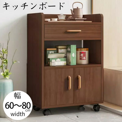 キッチンカウンター キッチンボード ロータイプ レンジ台 幅60幅 スリムキッチン 間仕切り収納 食器棚 レンジラック大型レンジ対応 北欧レンジラック シンプル storage-0140