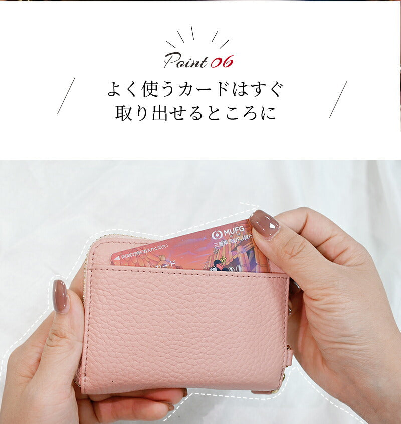 ミニ財布 ミニウォレット メンズ レディース 本革 お札が折れない 薄型 小さめ スリム 使いやすい コンパクト カードたくさん 小さい財布 二つ折り 財布 フsaifu-008