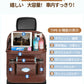 シートバックポケットカー用品  後部座席用 テーブル 大容量 防水 マルチテーブル 車内 スペース 収納ポケット テーブル タブレットホルダー 多機能 ポケットcarstorage-001