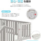 【場所別活用】赤ちゃん ベビーサークル 扉付き ハイタイプ 140×200cm プレイヤード モダン ベビールーム ベビーゲート 長方形 ドア付セットドア つきbabycircle-001
