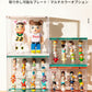 フィギュアケース 組み立て式 収納 ビッグサイズ 展示ボックス 高品質 3段 4段 コレクションケース コレクション ボックス クリアケース 積み重ね可能 扉付 storage-0145