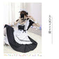 メイド服 メイド 服 6点セット コスプレ 可愛い 女の子 レディース メンズ 半袖 ロリータ ワンピース リボン 黒 ピンク ハロウィン 衣装 大 maid-001