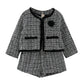 女の子 スーツ 卒業式 小学生 子供服 フォーマルスーツ 入学式 上下セット ベビー 入園式 長袖 キッズ 卒園式 フォーマル 発表会 ジャケット 短パン パン copysku-69