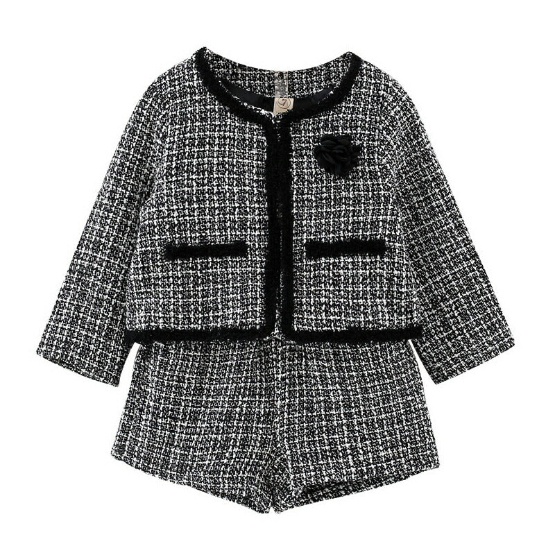 女の子 スーツ 卒業式 小学生 子供服 フォーマルスーツ 入学式 上下セット ベビー 入園式 長袖 キッズ 卒園式 フォーマル 発表会 ジャケット 短パン パン copysku-69