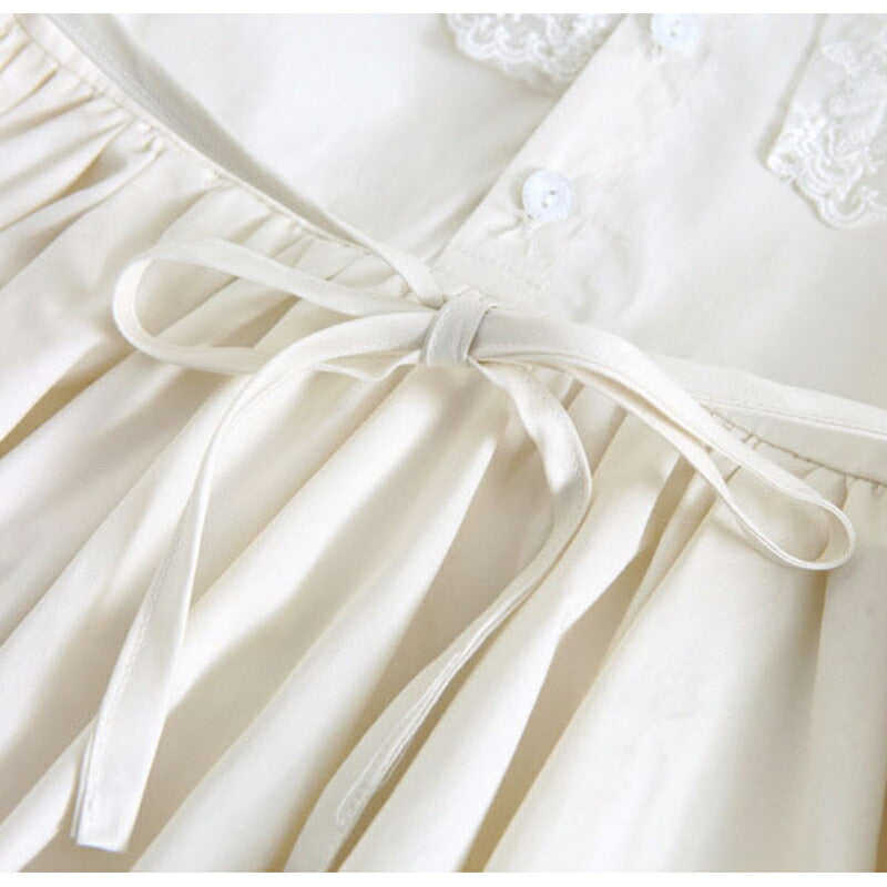 子供ワンピース  付け襟 ベビー ワンピース 可愛い レースワンピース ふんわり セレモニードレス お姫様風 子供ドレス キッズワンピース sgato-003