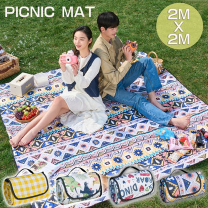 レジャーシート 厚手 大きい クッション 200×200 おしゃれ 5～6人 大判  ピクニックシート 遠足 運動会 防水 アウトドア 洗える 手洗い キャンプ copysku-194