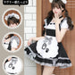 メイド服 ハロウィン コスプレ 長袖 メイド 可愛い 女の子 セクシー カップル ロリータ 定番 衣装 レディース エプロン ドレス アリス風仮装  肉球 リボmaid-009