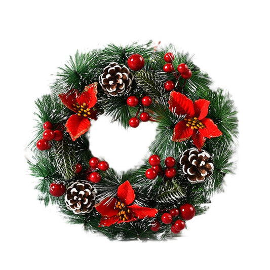 クリスマス リース 玄関 壁 ドア デコレーション 装飾 北欧 クリスマス 飾り イベント パーティー 華やか おしゃれ クリスマスリース 部屋 装飾 かわいい copysku-150