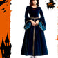 ハロウィン コスプレ 仮装 衣装大人 レディース  ハロウィン衣装  レトロ きゅうてい ベルスリーブ コスプレ ヨーロッパ  中東  女王 ハロウィン衣装 忘wsf013