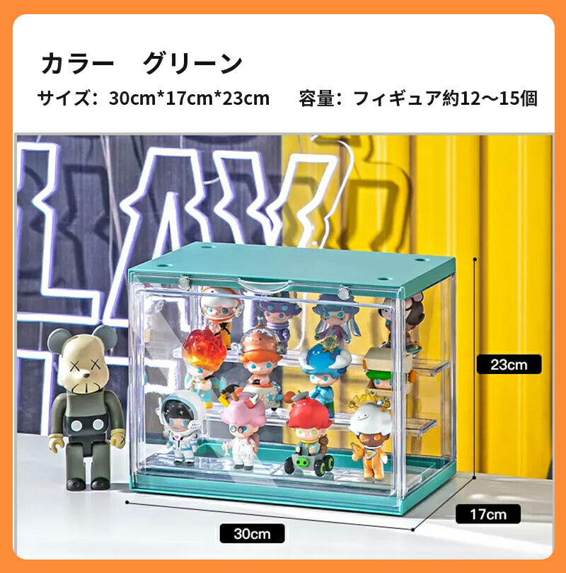 フィギュアケース 収納 高品質 コレクションケース リアケース コレクション ボックス ク透明展示ケース 扉付き 組み立て式 透明 積み重ね可能 アクリル ケー ss11
