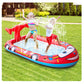 プール 子供プール 噴水プール おもちゃ ビニールプール 安全無毒無害 厚PVC 飛行機噴水プール 夏対策 噴水高度調節可能 子供用 ウォーター 夏の日 芝生遊 copysku-195