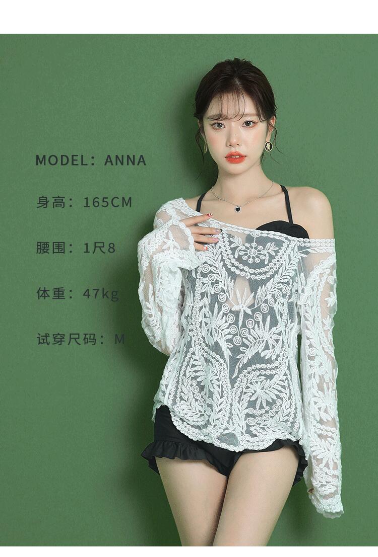 水着 レディース 2点セット ノースリーブ ワンピース 体型カバー おしゃれ セクシー 黒 透け シースルー  バックシャン 一体型 ワンピース 20代 30代wswimsuit-005