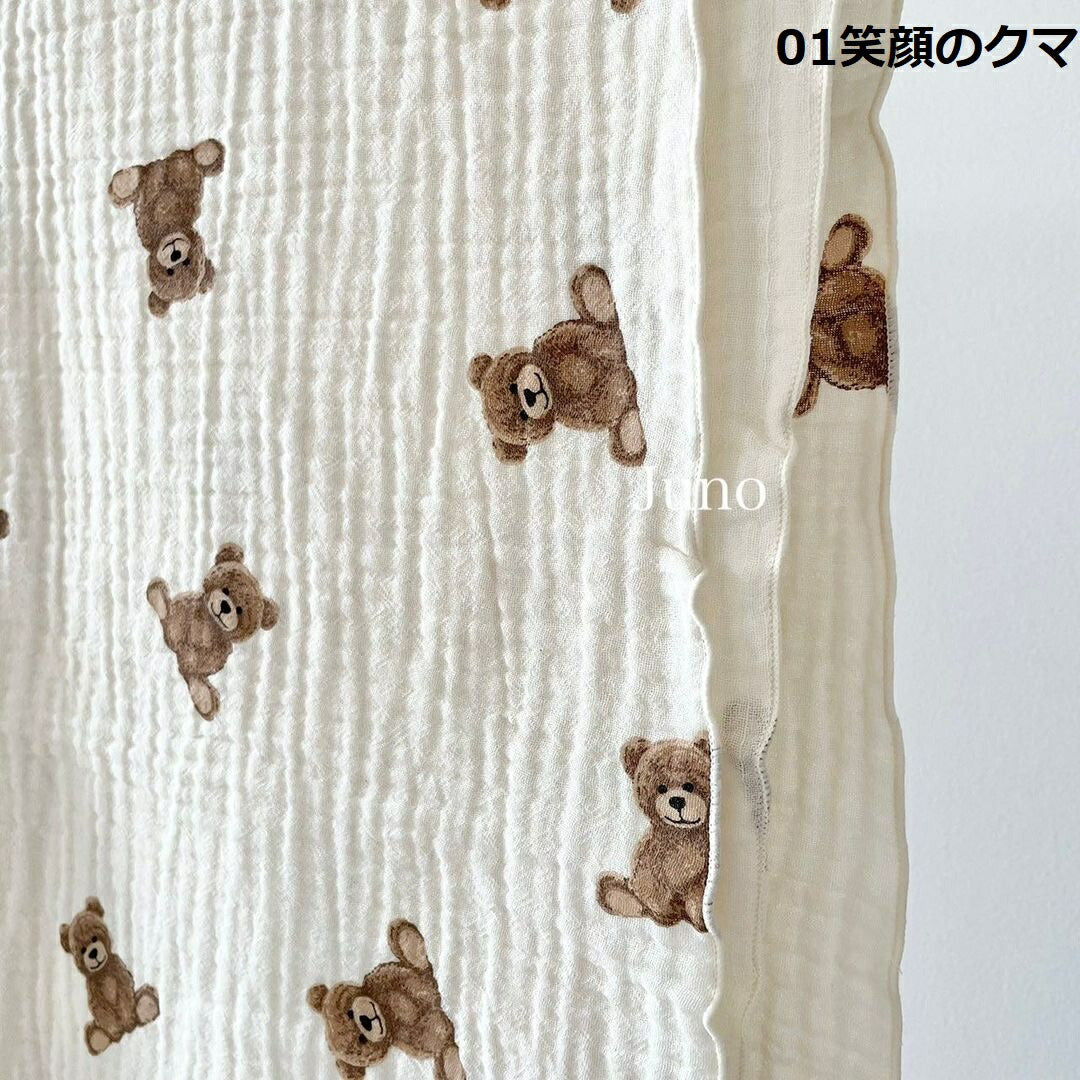 おくるみ モスリン コットン 春夏　ガーゼ あかちゃん ベビー ン おしゃれ お昼寝ケット モノトーン 大判 ベビーベッド 新生児 キッズ ストール おくるみ blanket-001