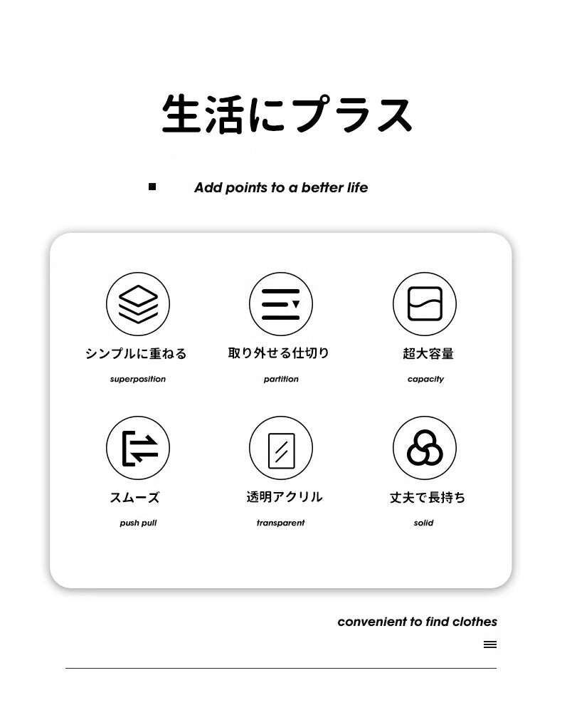 衣類収納ボックス 区切り 引き出し 収納ボックス 収納ケース 蓋付き 衣類収納袋 積み重ねる 大容量 フタ付き おしゃれ 省スペース コンパクト 押し入れ 洋服storage-0112