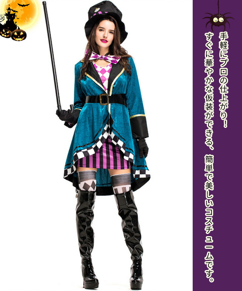 ハロウィンコスプレ衣装 魔法使い  魔女 コスチューム フリンジ付きワンピース　セクシー 魔女 童話 コスチューム コスプレ 衣装 仮装 ハロウィン レディースwsf015