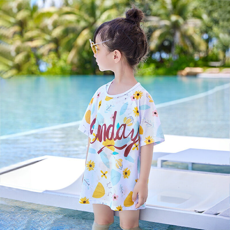 水着 キッズ 水着 女の子 セパレート セパレート 子供 水着 女の子 ラッシュガード スクール水着 幼稚園 小学生 中学生 スイミング スクール 海水浴 スイ copysku-41