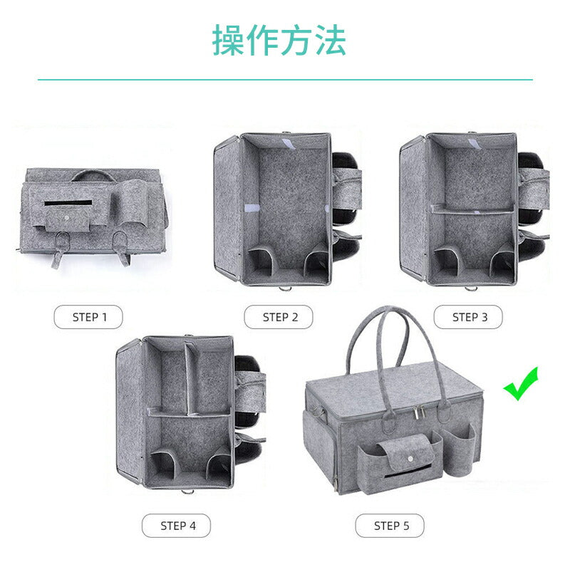おむつストッカー 蓋つき オムツストッカー ベビー用品収納ケース オムツ バッグ ボックス ケース 大容量 仕切り オムツケーキ おむつ 蓋付き ふたつき フタniaobulan-001