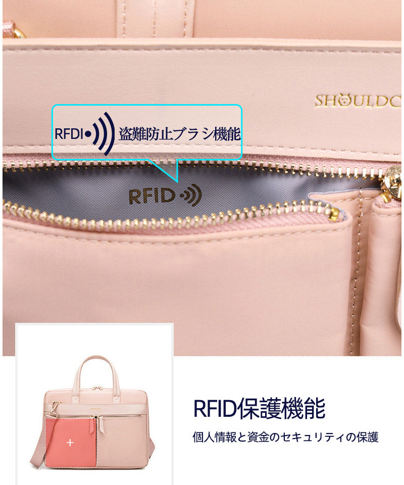 【クーポン利用で3680円】PCバッグ  通勤 ビジネスバッグ 男女兼用 パソコンバッグ レディース メンズ パソコンケース 防水多機能 大容量 カバン ショルstdnb-001