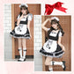 メイド服 ハロウィン コスプレ 長袖 メイド 可愛い 女の子 セクシー カップル ロリータ 定番 衣装 レディース エプロン ドレス アリス風仮装  肉球 リボmaid-009