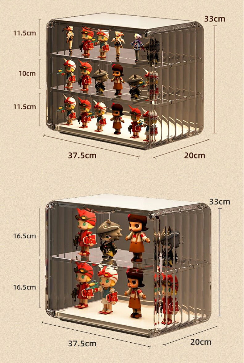 コレクションケース 高品質 サイズキューブデザイン フィギュアケースコレクションケース  Big 展示ケース クリアケースアクリル ケース コレクションボックスstorage-004