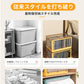 収納ボックス 折りたたみ 6サイズ 5面開き 大容量 収納ボックス 扉付き プラスチック キャスター付き 健康材質 収納ボックス ほぼ完成品 収納ケース 収納箱 storage-006-1