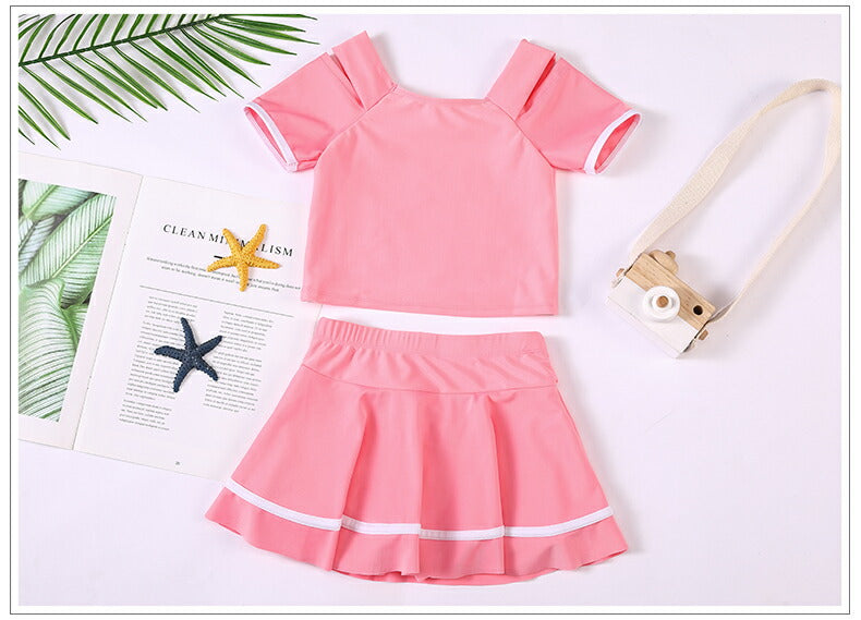 キッズ 水着 女の子 セパレートキッズ 子供水着 子供 水着 セパレート ワンピース ジュニア 水着 女の子 セパレート 女の子 水着 キッズ 水 copysku-200