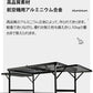 アウトドア テーブル 耐荷重50kg 135*60cm 収納袋付き 二つ折り メッシュテーブル 軽量 折りたたみテーブル アルミ レジャーテーブル 折り畳みテー table-001-1