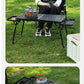 アウトドア テーブル 2way 耐荷重50kg 収納袋付き 二つ折り メッシュテーブル 軽量 バーベキュー 変形可能 キャンプテーブル ３タイプ 家族 折りたたtable-001-a