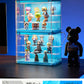 フィギュアケース コレクションケース LEDライト 収納 高品質 コレクション ボックス クリアケース 透明展示ケース 積み重ね可能 扉付き 完成品 透明 アク ss27