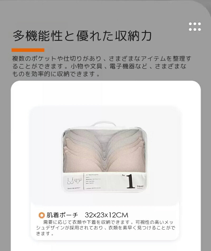 トラベルポーチ 7点セット 旅行ポーチ おしゃれ かわいい 旅行用ポーチ 収納ポーチ パッキング メンズ 男性 レディース 女性 メイクポーチ 化粧ポーチ スキtravelpochi-001
