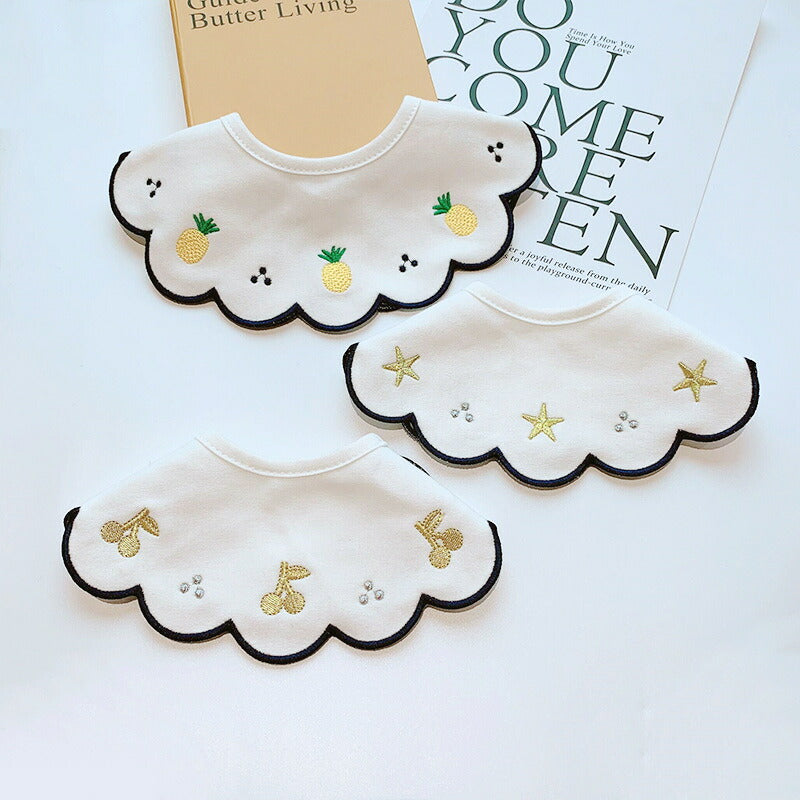 防水 スタイ セット スタイ セット かわいい 男の子 女の子 赤ちゃん よだれかけ ビブ 出産祝い ギフト スタイセット 前掛け まるいスタイ 360度 ビブtowel-011
