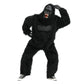 Gorilla ゴリラ 着ぐるみ コスプレ 大人用 動物 アニマル リアル  ハロウィン コスプレ ゴリラ 親子ペア 仮装 変装 アニマルマスク＋スーツセット wsjlty001