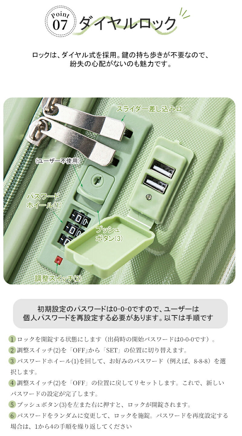 スーツケース キャリーケース sサイズ フロントオープン 機内持ち込み ドリンクホルダー 静音 軽量 前開き 小型 USBポート付き かわいい 旅行 出張 修学suitcase-022