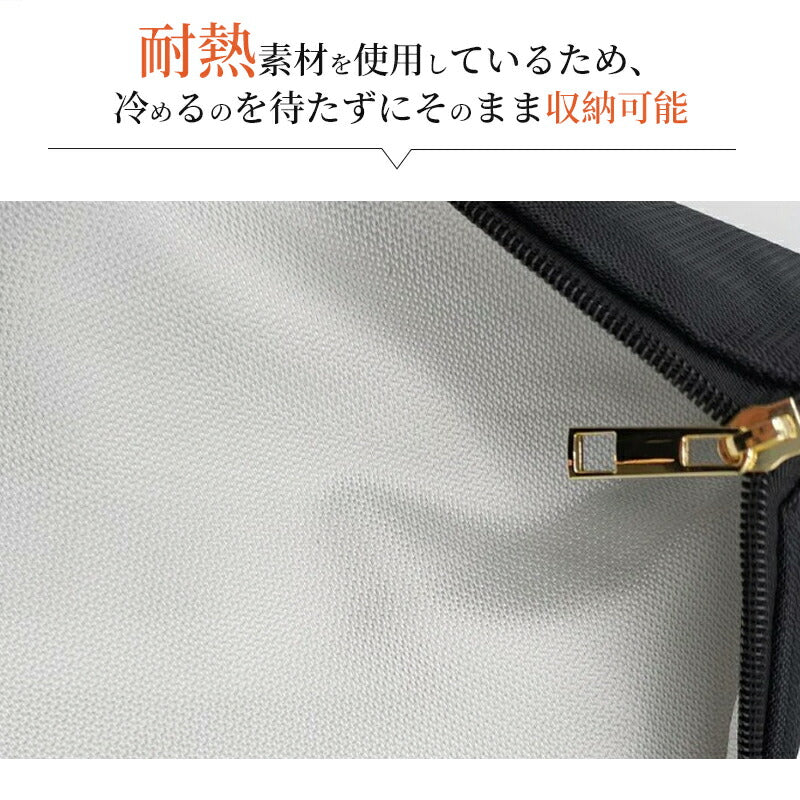 ヘアアイロンケース  耐熱 300℃ ヘアアイロンポーチ 2Way 吊り下げ 引っ掛け 耐熱ケース 耐熱ポーチ 携帯 ヘアアイロン収納 持ち運び シンプル おし bag-2008